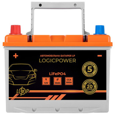 Автомобильный аккумулятор Logicpower LiFePO4 BMS 800 А, 12.8В, 50 Ач (24764) Автомобильный аккумулятор Logicpower LiFePO4 BMS 800 А, 12.8В, 50 Ач (24764)