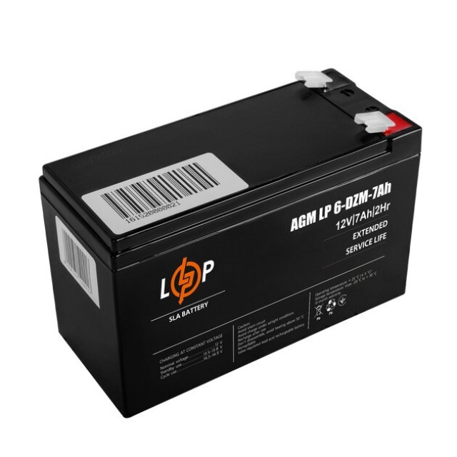 Тяговий акумулятор Logicpower 6-DZM 12В, 7 Аг (16152) Тяговий акумулятор Logicpower 6-DZM 12В, 7 Аг (16152)