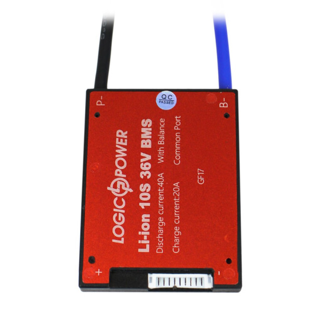 BMS плата (контроллер) LogicPower LP Li-ion 36V 10S Dis 40A Ch 20A