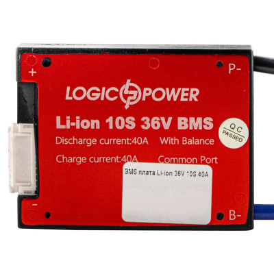 BMS плата LogicPower LP Li-ion 36V 10S 40A симметрия BMS плата LogicPower LP Li-ion 36V 10S 40A симметрия