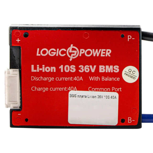 BMS плата LogicPower LP Li-ion 36V 10S 40A симметрия