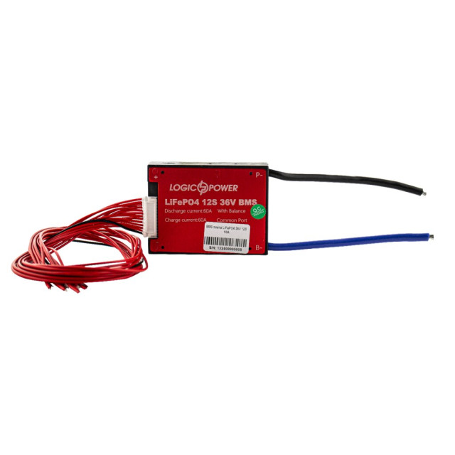BMS плата LiFePO4 36V 12S Dis 60A Ch 30A BMS плата LiFePO4 36V 12S Dis 60A Ch 30A