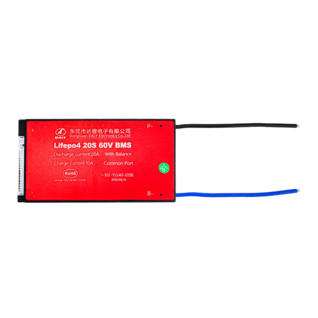 BMS плата LiFePO4 60V 20S Dis 20A Ch 10A BMS плата LiFePO4 60V 20S Dis 20A Ch 10A