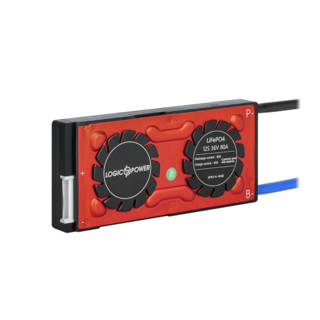 BMS плата LogicPower LP LiFePO4 36V 12S Dis 80A Ch 40A BMS плата LogicPower LP LiFePO4 36V 12S Dis 80A Ch 40A
