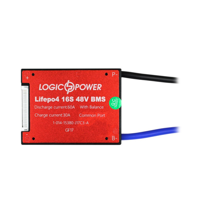 BMS плата LogicPower LP LiFePO4 48V 16S Dis 60A Ch 30A BMS плата LogicPower LP LiFePO4 48V 16S Dis 60A Ch 30A