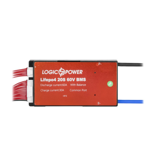 BMS плата LogicPower LP LiFePO4 60V 20S Dis 60A Ch 30A BMS плата LogicPower LP LiFePO4 60V 20S Dis 60A Ch 30A