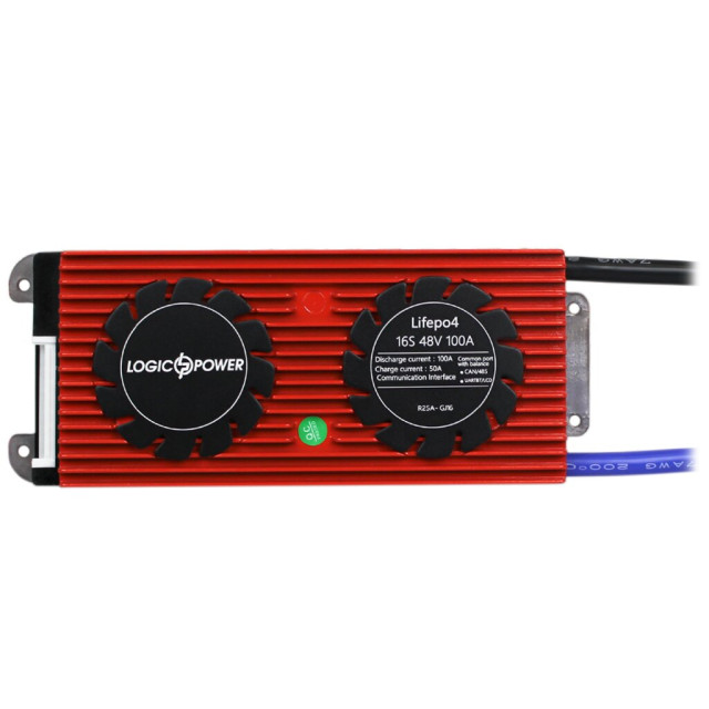Smart BMS плата LogicPower LP LiFePO4 48V 16S Dis 100A Ch 50A UART+RS485+CAN