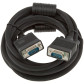 Кабель 3 м черный (с двумя ферритовыми кольцами) VGA-3.0BK Кабель 3 м черный (с двумя ферритовыми кольцами) VGA-3.0BK