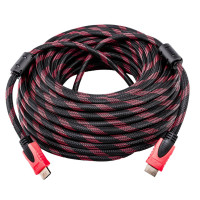 Кабель HDMI-HDMI Ver 1.4 для 3D 20 м (доп. оплетка) Кабель HDMI-HDMI Ver 1.4 для 3D 20 м (доп. оплетка)