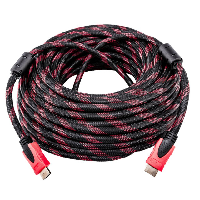 Кабель HDMI-HDMI Ver 1.4 для 3D 20 м (доп. оплетка) Кабель HDMI-HDMI Ver 1.4 для 3D 20 м (доп. оплетка)