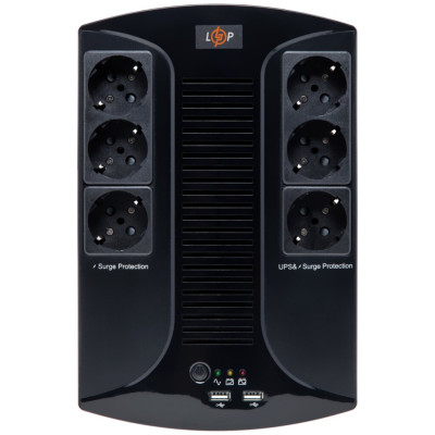 Источник бесперебойного питания (ИБП) LogicPower LP 850VA-6PS (595Вт)