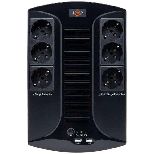 Источник бесперебойного питания (ИБП) LogicPower LP 850VA-6PS (595Вт)