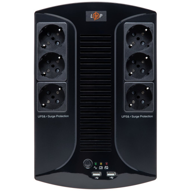 Джерело безперебійного живлення (ДБЖ) LogicPower LP 650VA-6PS (455Вт) Джерело безперебійного живлення (ДБЖ) LogicPower LP 650VA-6PS (455Вт)