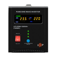 ДБЖ LogicPower LPY-PSW-1500VA+ (1050Вт) 10A/15A з правильною синусоїдою 24V ДБЖ LogicPower LPY-PSW-1500VA+ (1050Вт) 10A/15A з правильною синусоїдою 24V