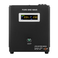 ДБЖ з правильною синусоїдою 12V LogicPower LPA-W-PSW-500VA(350Вт) 2A/5A/10A ДБЖ з правильною синусоїдою 12V LogicPower LPA-W-PSW-500VA(350Вт) 2A/5A/10A