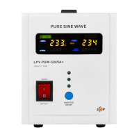 ИБП с правильной синусоидой 12V LogicPower LPY-PSW-500VA+ (350Вт) 5A/10A ИБП с правильной синусоидой 12V LogicPower LPY-PSW-500VA+ (350Вт) 5A/10A