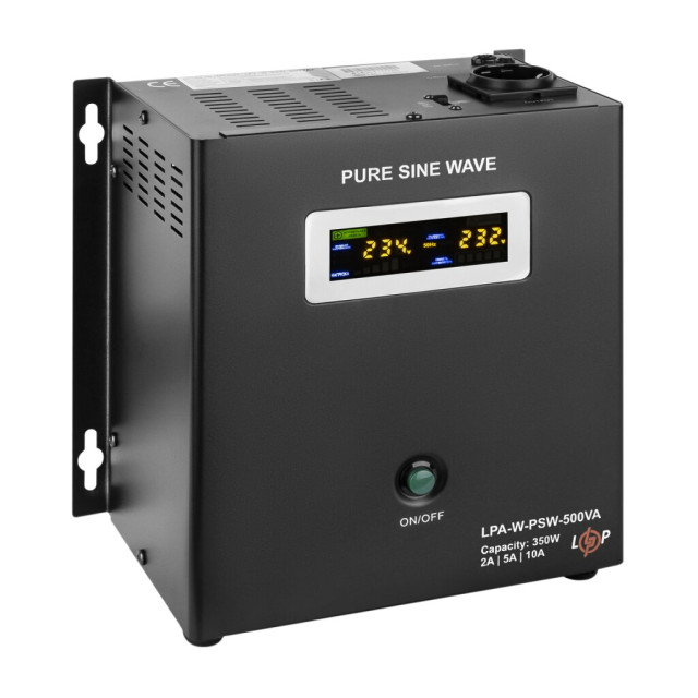 ИБП с правильной синусоидой 12V LogicPower LPA-W-PSW-500VA(350Вт) 2A/5A/10A ИБП с правильной синусоидой 12V LogicPower LPA-W-PSW-500VA(350Вт) 2A/5A/10A