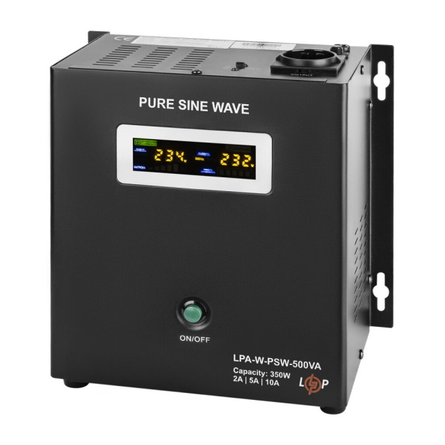 ИБП с правильной синусоидой 12V LogicPower LPA-W-PSW-500VA(350Вт) 2A/5A/10A ИБП с правильной синусоидой 12V LogicPower LPA-W-PSW-500VA(350Вт) 2A/5A/10A