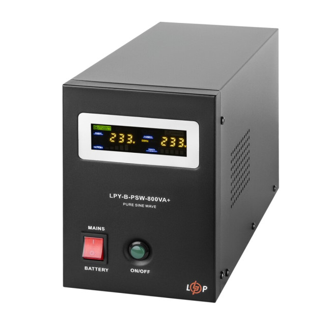 ИБП с правильной синусоидой 12V LogicPower LPY-B-PSW-800VA+(560Вт) 5A/15A ИБП с правильной синусоидой 12V LogicPower LPY-B-PSW-800VA+(560Вт) 5A/15A