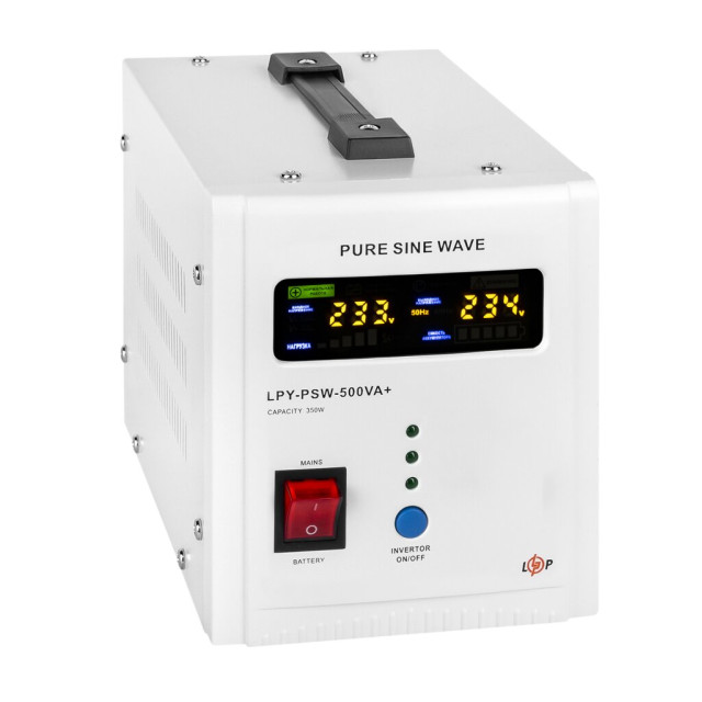 ИБП с правильной синусоидой 12V LogicPower LPY-PSW-500VA+ (350Вт) 5A/10A ИБП с правильной синусоидой 12V LogicPower LPY-PSW-500VA+ (350Вт) 5A/10A