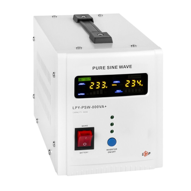 ИБП с правильной синусоидой 12V LogicPower LPY-PSW-800VA+(560Вт)5A/15A ИБП с правильной синусоидой 12V LogicPower LPY-PSW-800VA+(560Вт)5A/15A
