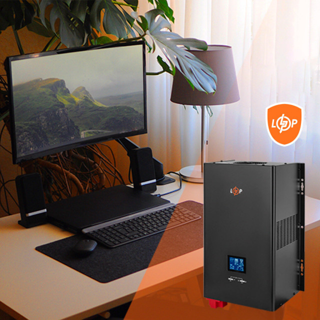 ИБП с правильной синусоидой 24V LogicPower LPE-W-PSW-5000VA+ (3500Вт) 1-50A ИБП с правильной синусоидой 24V LogicPower LPE-W-PSW-5000VA+ (3500Вт) 1-50A