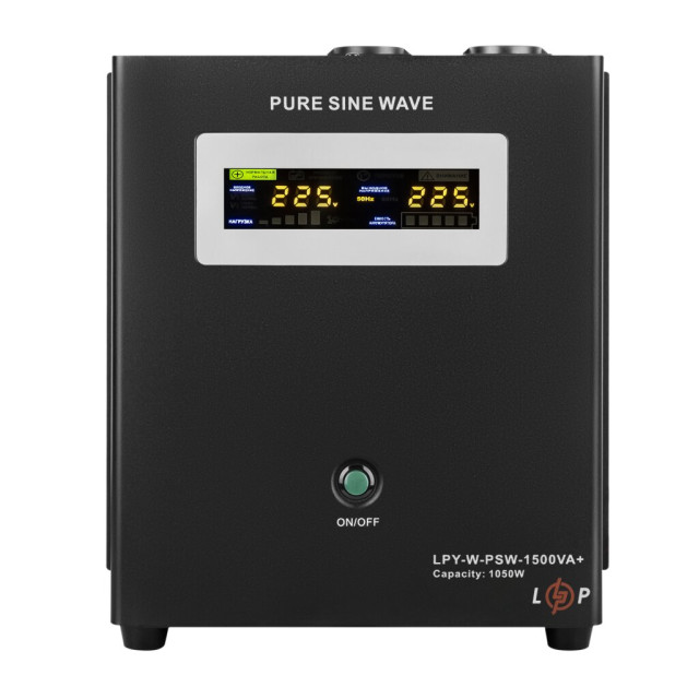 ИБП с правильной синусоидой 24V LogicPower LPY-W-PSW-1500VA+(1050Вт)10A/15A ИБП с правильной синусоидой 24V LogicPower LPY-W-PSW-1500VA+(1050Вт)10A/15A