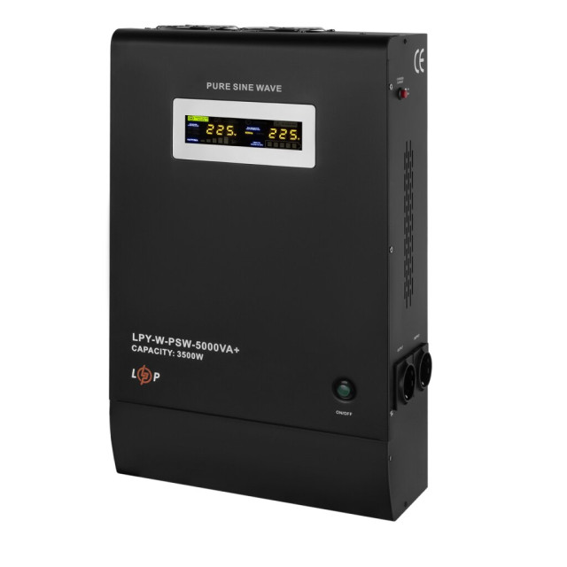 ИБП с правильной синусоидой 48V LogicPower LPY-W-PSW-5000VA+(3500Вт)10A/20A ИБП с правильной синусоидой 48V LogicPower LPY-W-PSW-5000VA+(3500Вт)10A/20A