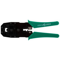 Инструмент для обжимки RJ45 (8P8C) и RJ12/11 (6P6C) LogicPower LPT-15 (резиновые ручки)