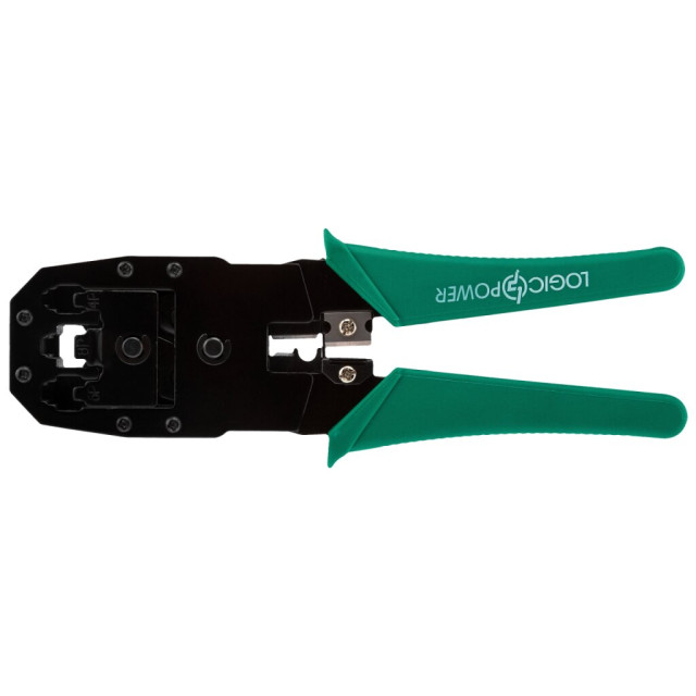 Инструмент для обжимки RJ45 (8P8C) и RJ12/11 (6P6C) LogicPower LPT-15 (резиновые ручки) Инструмент для обжимки RJ45 (8P8C) и RJ12/11 (6P6C) LogicPower LPT-15 (резиновые ручки)