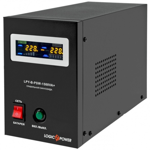 ИБП с правильной синусоидой Logicpower LPY-B-PSW-1500VA+ (1050 Вт)