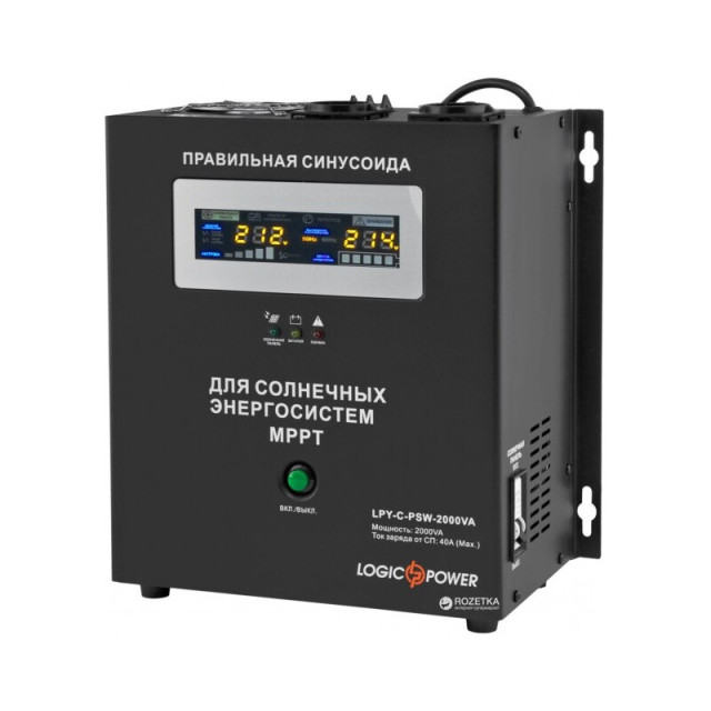 ИБП с правильной синусоидой LogicPower LPY-С-PSW-2000VA (1400 Вт) MPPT 24V