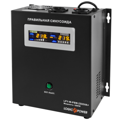 ДБЖ з правильною синусоїдою Logicpower LPY-W-PSW-2500VA+ (1800 Вт)