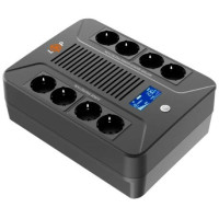 Джерело безперебійного живлення LogicPower LP-650VA-8PS (360 Вт) (LP17020) Джерело безперебійного живлення LogicPower LP-650VA-8PS (360 Вт) (LP17020)