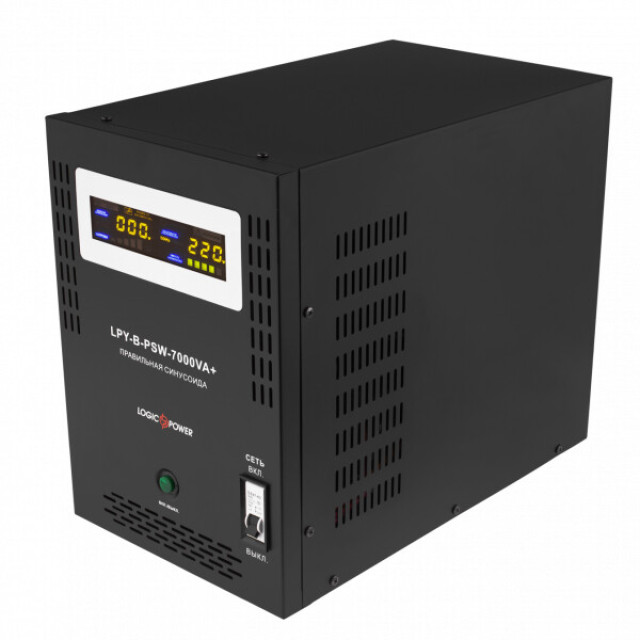 Источник бесперебойного питания Logicpower LPY- B - PSW-7000VA+ (5000Вт) 10A/20A