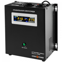Джерело безперебійного живлення Logicpower LPY- W - PSW-1500VA + (1050Вт) 10A/15A Джерело безперебійного живлення Logicpower LPY- W - PSW-1500VA + (1050Вт) 10A/15A