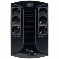 Лінійно-інтерактивне ДБЖ LogicPower LP 650VA-6PS