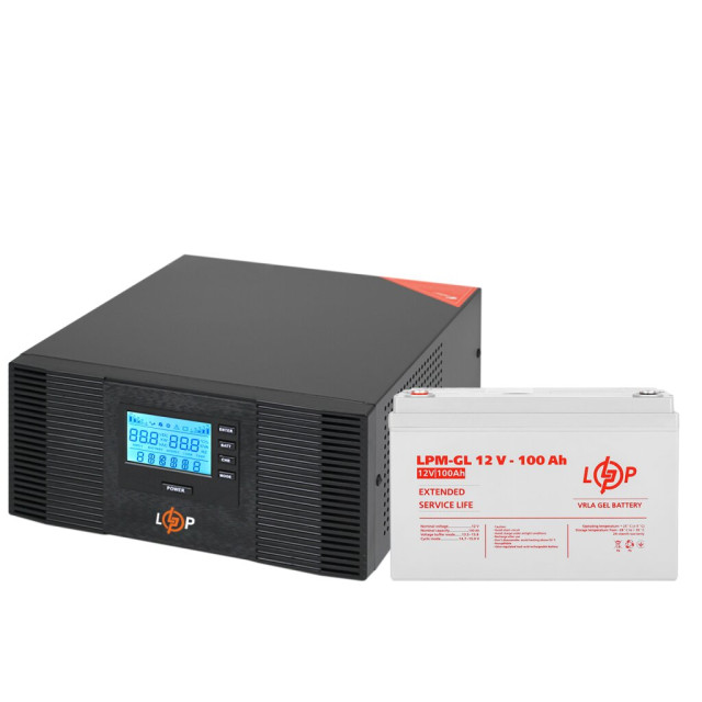 Комплект резервного живлення ДБЖ + гелева батарея (UPS B1500 + АКБ GL 1200W) Комплект резервного живлення ДБЖ + гелева батарея (UPS B1500 + АКБ GL 1200W)