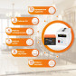 Комплект резервного живлення LogicPower B500 + літієва (LiFePO4) батарея 640 Wh