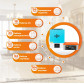 Комплект резервного питания LogicPower W3000 + литиевая (LiFePO4) батарея 5888Wh