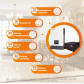 Комплект резервного живлення LogicPower LP SNA6000+LogicPower LP LiFePO4 51,2V 100 Ah 5120Wh UA