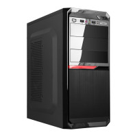 Компьютерный корпус LogicPower LP 2111 - 400W 8 см black case chassis cover 2xUSB2.0, 1xUSB3.0