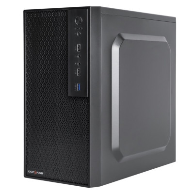 Корпус LogicPower LP 6109 - 400W 12 см MATX 1xUSB3.0, 2xUSB2.0