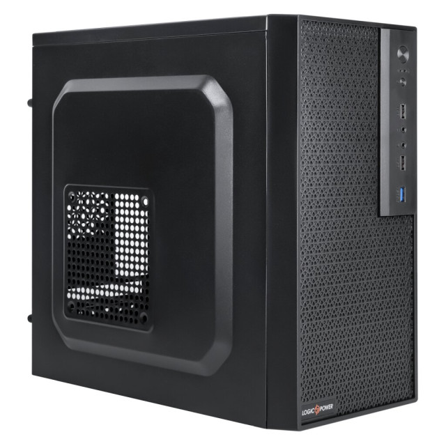 Корпус LogicPower LP 6109 - 400W 12 см MATX 1xUSB3.0, 2xUSB2.0