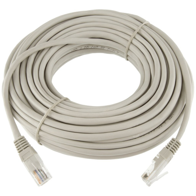 Патч-корд литий UTP RJ45 кат. 5Е 15 м (серый)