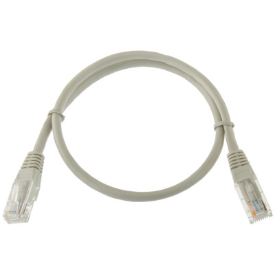 Патч-корд литой UTP RJ45 кат. 5Е 0.5 м (серый) Патч-корд литой UTP RJ45 кат. 5Е 0.5 м (серый)