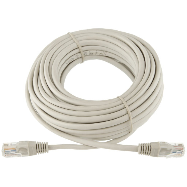 Патч-корд литой UTP RJ45 кат. 5Е 10 м (серый)