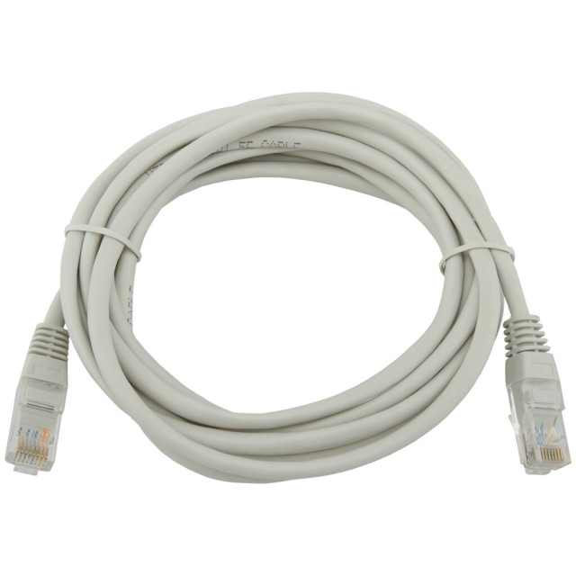 Патч-корд литой UTP RJ45 кат. 5Е 3 м (серый) Патч-корд литой UTP RJ45 кат. 5Е 3 м (серый)