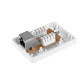 Розетка RJ-45 1-порт кат.5е FTP LogicPower LP-212 Розетка RJ-45 1-порт кат.5е FTP LogicPower LP-212