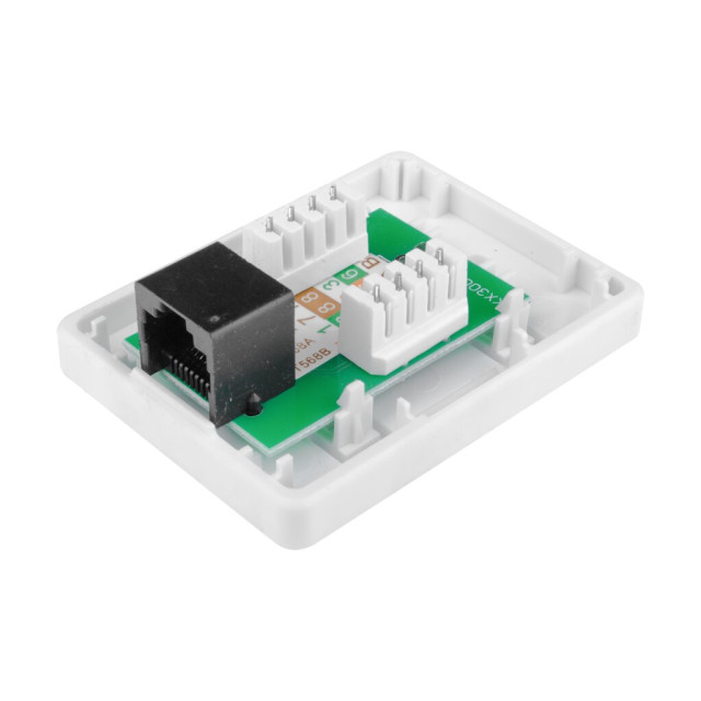 Розетка RJ-45 1-порт кат.5Е UTP LogicPower LP-112 Розетка RJ-45 1-порт кат.5Е UTP LogicPower LP-112